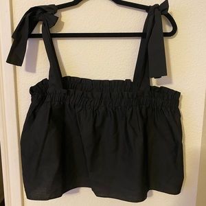 Tie strap crop top